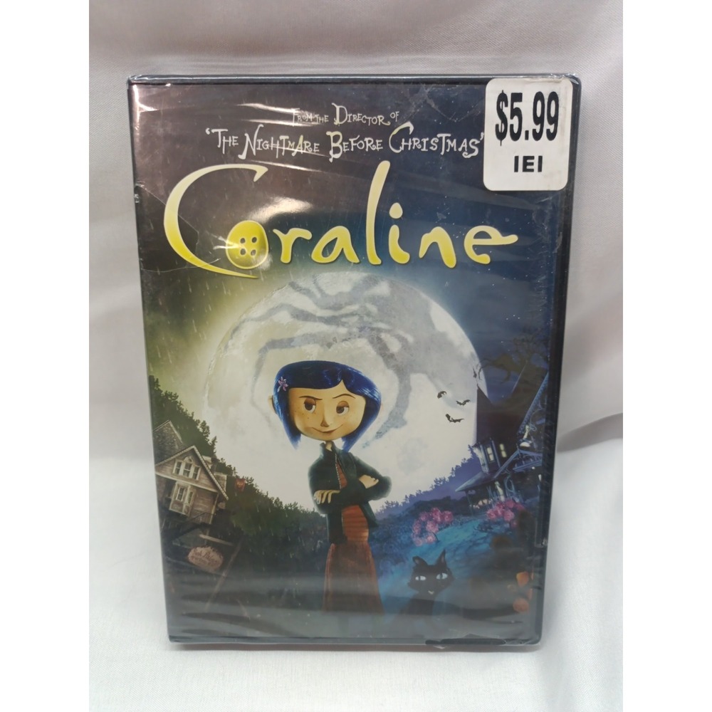 Coraline (DVD, 2010) Brand New Factory Sealed
